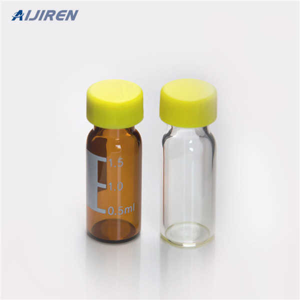 Graphic Customization glass 2ml 9mm Screw thread vials with pp cap for wholesales